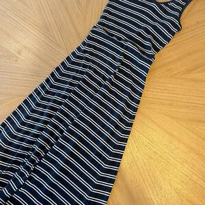 Striped Sleeveless Maxi Dress